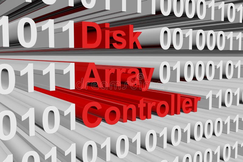 Disk array controller stock illustration. Illustration of disk 94656096
