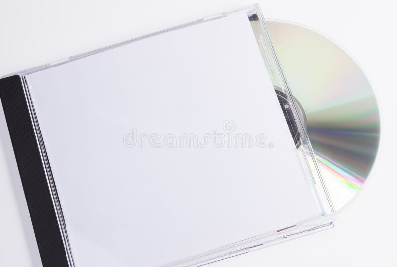 Blank cd case isolated stock image. Image of black, empty 11983767