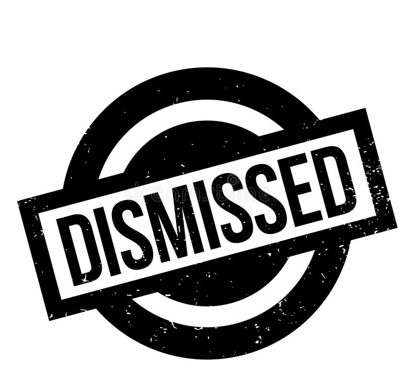 Dismissed rubber stamp Royalty Free Vector Image