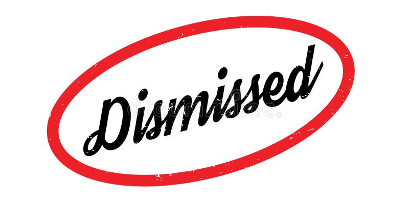 Dismissed rubber stamp Royalty Free Vector Image
