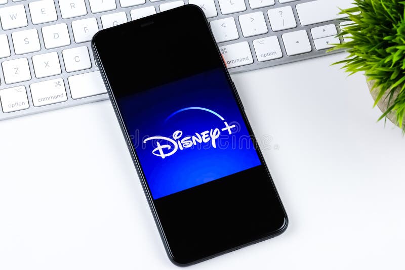 Disney+ App Logo on a Smartphone Screen. Editorial Photo - Image of