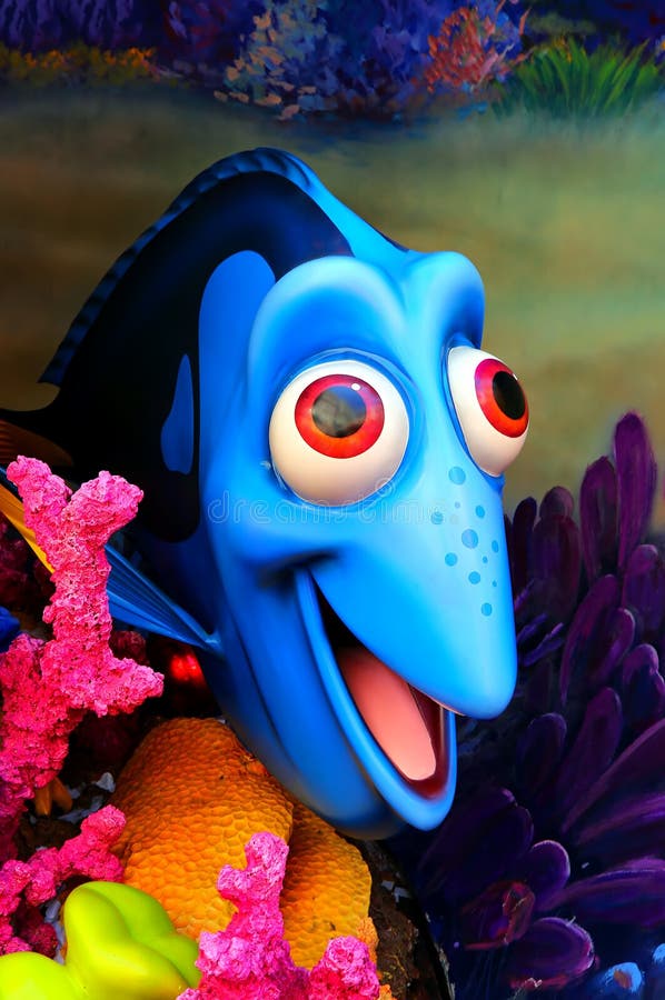 disney pixar finding nemo dory the blue fish editorial