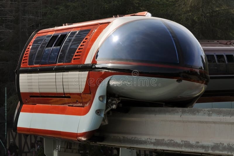disneyland monorail royaltyfria bilder disneyland monorail royaltyfria bilder