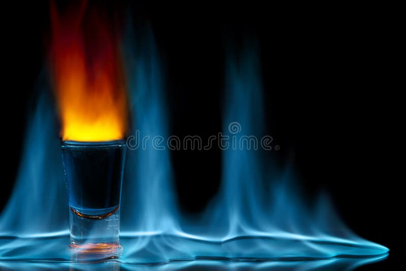 Disparado no incêndio imagens de stock Disparado no incêndio imagens de stock