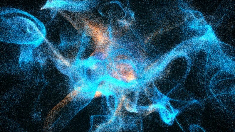 Dispersion Of Small Particles Of Different Colors On A Black Background A Small Bright Spot On An Object Or Painting
