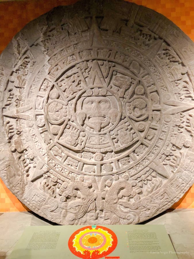 Mayan Calendar Souvenir in Teotihuacan Editorial Stock Photo Image of