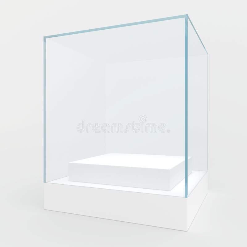 Download Display Case 3d Render Isolated On Gray Background Stock Illustration Download Display Case 3d Render Isolated On Gray Background Stock Illustration