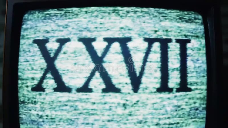 Displaying Static on Old Television Screen Authentic Look Stock Footage ...