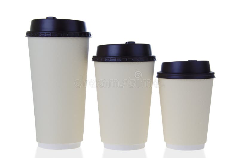 Disposable coffee cups