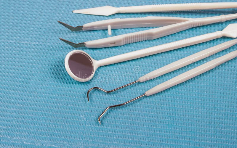 Disposable Dental Instruments. Stock Photo Image of tool, steel 89260174