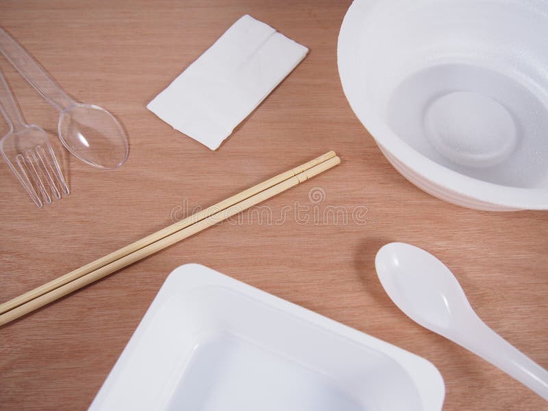 Disposable Equipment,empty Kitchen Ware Stock Photo Image of round