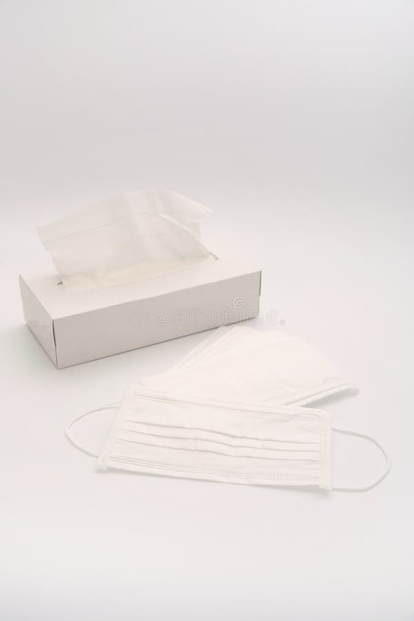 Disposable Mask and Box Type Tissue Stock Image Image of isolated, medicine 179114277