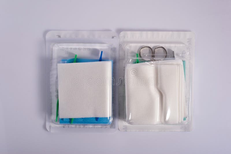Disposable Medical Surgical Instruments Packaged for Emergency Medical