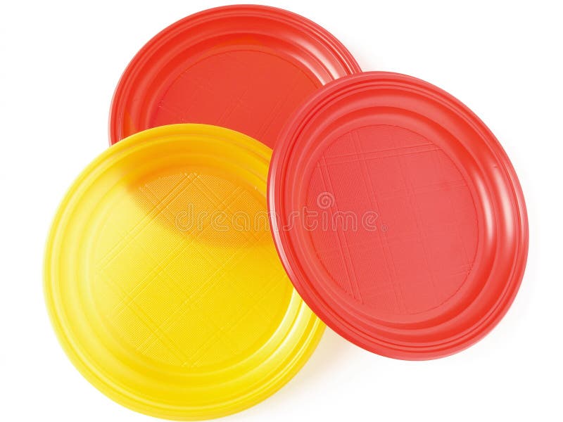 Disposable plates stock image. Image of colorful, color 13077415