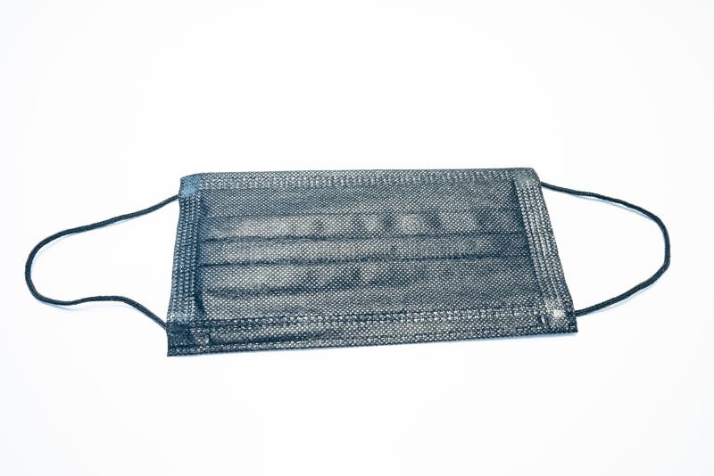 Disposable Surgical Mask Blacknew Black Disposable Surgical Mask Stock