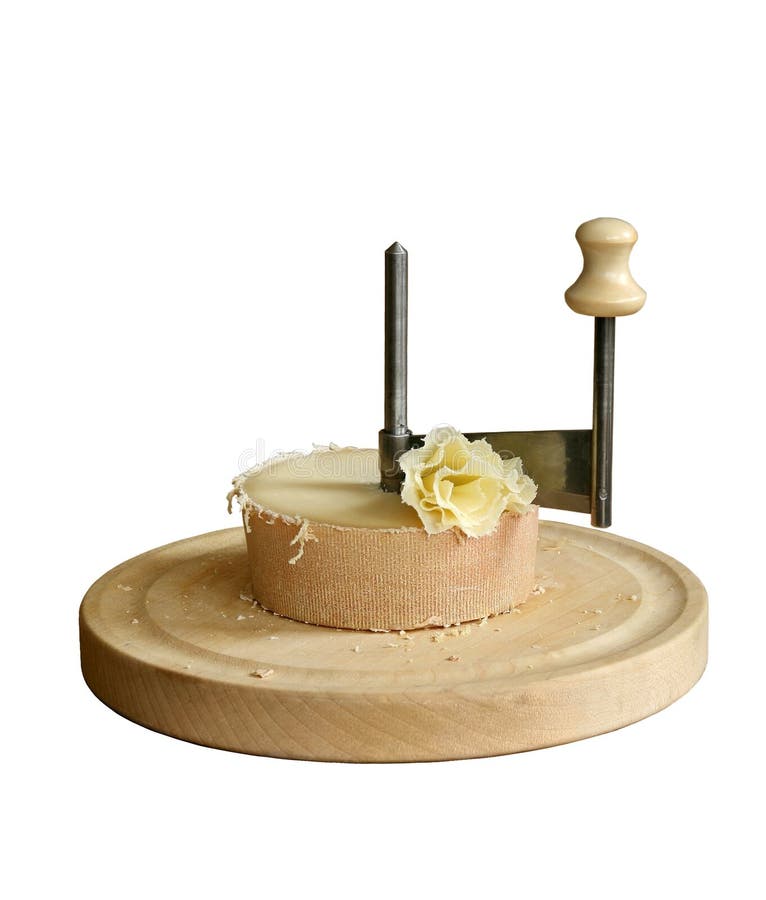Dispositivo de raspagem do queijo suíço Tete de moine