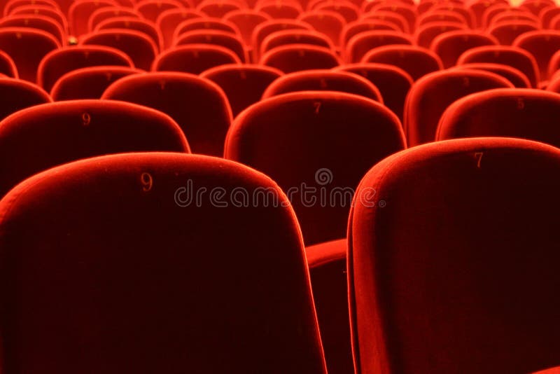 Disposizioni dei posti a sedere del teatro fotografia stock Disposizioni dei posti a sedere del teatro fotografia stock