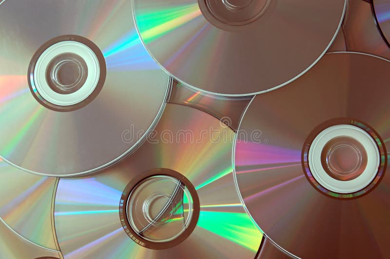 Disques compacts-ROM photos stock Disques compacts-ROM photos stock