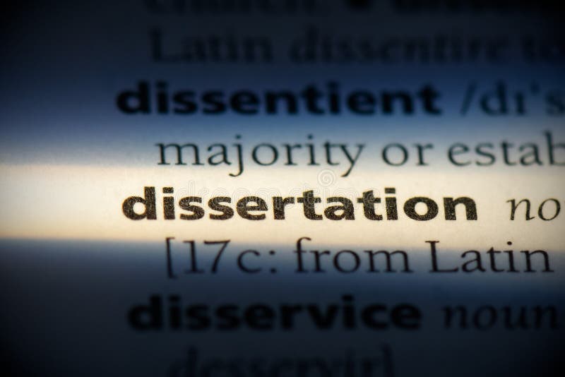 Dictionary dissertation