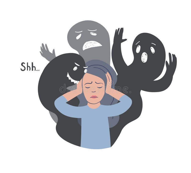 pic Multiple Personality Disorder Cartoon Images dissociative identity disorder vector