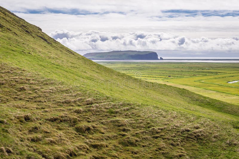 Dyrholaey promontory in Iceland stock photography Dyrholaey promontory in Iceland stock photography
