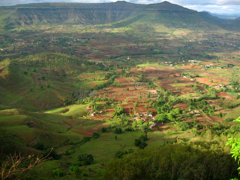 Distant Indian village