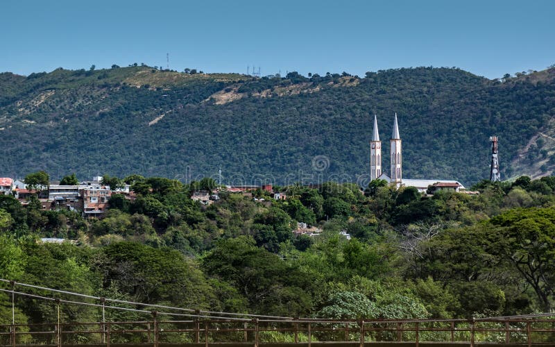 Distant view of the Tocaima church