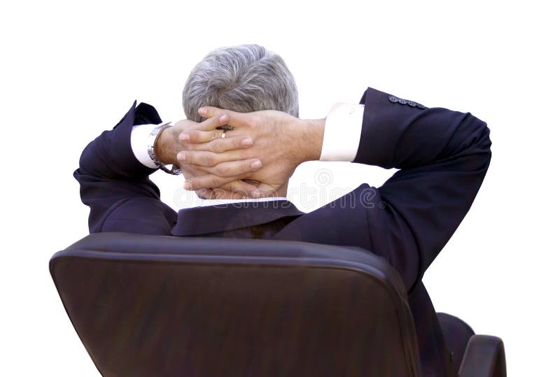 Distensione dell'uomo d'affari Distensione dell'uomo d'affari
