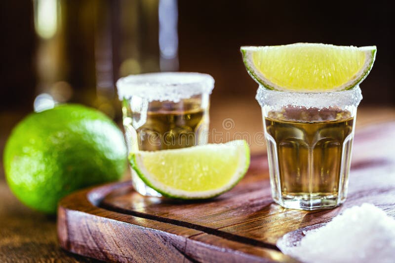 Glass of Tequila, a Drink of Mexican Culture, Made of Distilled Alcohol ...