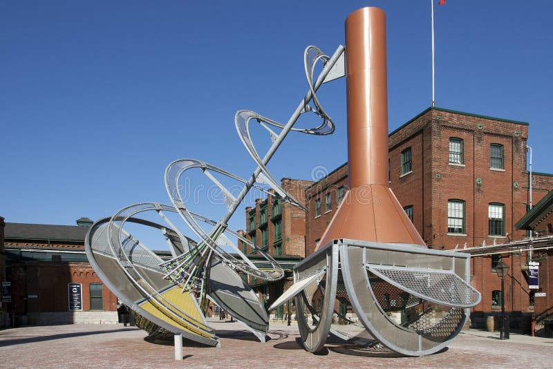 Distillery District - Toronto, Canada royalty free stock photography Distillery District - Toronto, Canada royalty free stock photography