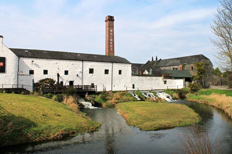 Distillery at Kilbeggan stock photo. Image of wheel, chimney 26478468
