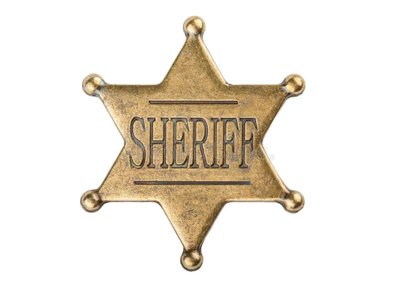 Distintivo d'annata della stella dello sceriffo