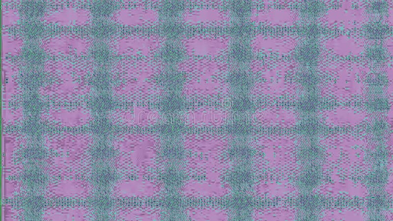Distorsion de couleur réelle analogique pince pixels bandes banque de vidéos