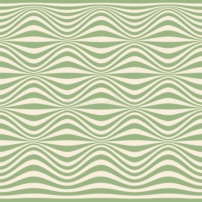 Distorted lines square background. Groovy color lines abstract background. Trendy psychedelic retro style backdrop stock illustration