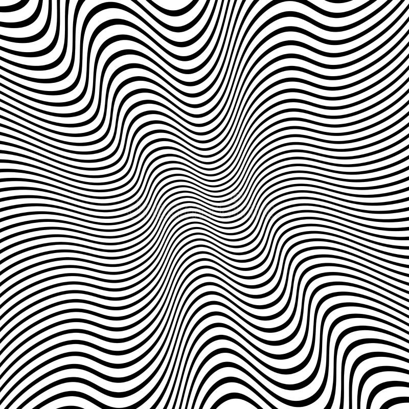 Distorted Lines Vector Background royalty free illustration