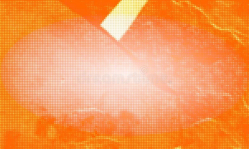 Distressed halftone grunge orange scratches blurry shaded rough texture background. stock illustration