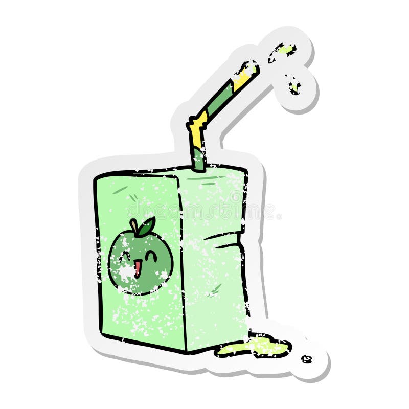 Apple Juice Emote Sticker