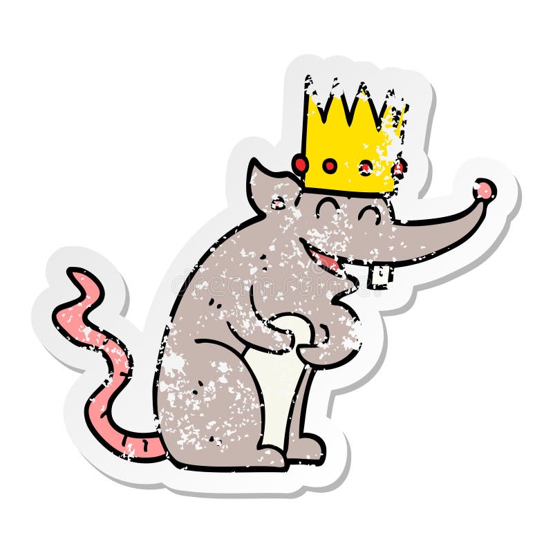 Illustration of a rat king