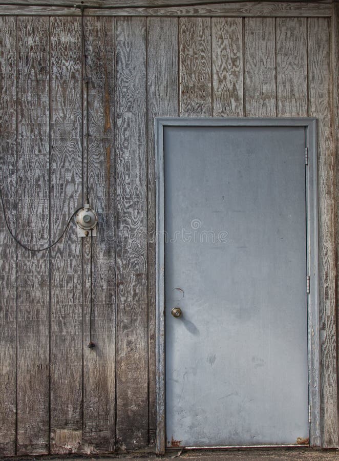 Distressed Wall and Door Backdrop royalty free stock photo