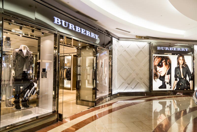 Distribuidor al por menor de Burberry en KLCC, Kuala Lumpur fotos de archivo Distribuidor al por menor de Burberry en KLCC, Kuala Lumpur fotos de archivo