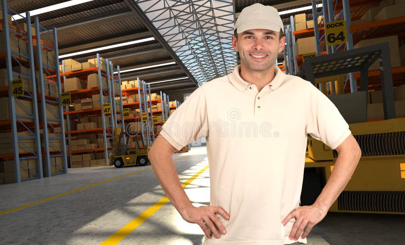 Distribution center royalty free stock photography Distribution center royalty free stock photography
