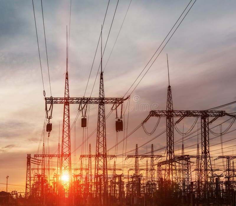 Электро запас. Power line Transformer. Power lines and Transformers at Top picture.