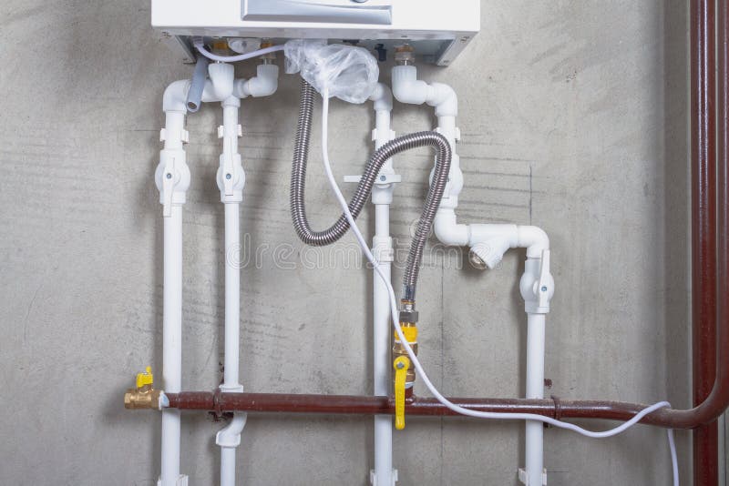 Distribution of Hot Water and Heating through Plastic Pipes from a