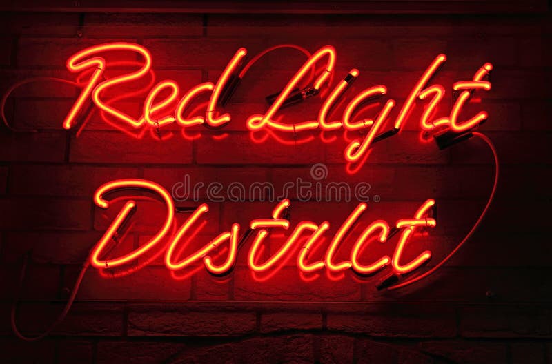 District de lumière rouge