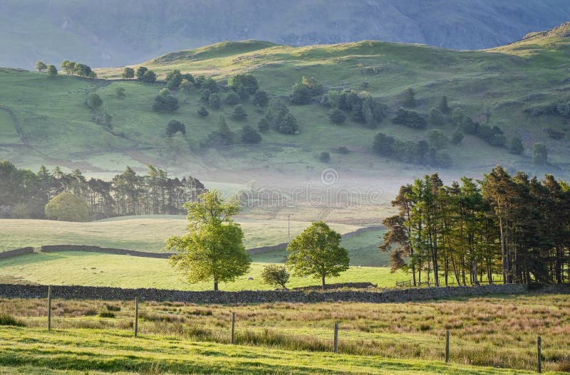 Districto del lago, Cumbria, Reino Unido imágenes de archivo libres de regalías Districto del lago, Cumbria, Reino Unido imágenes de archivo libres de regalías