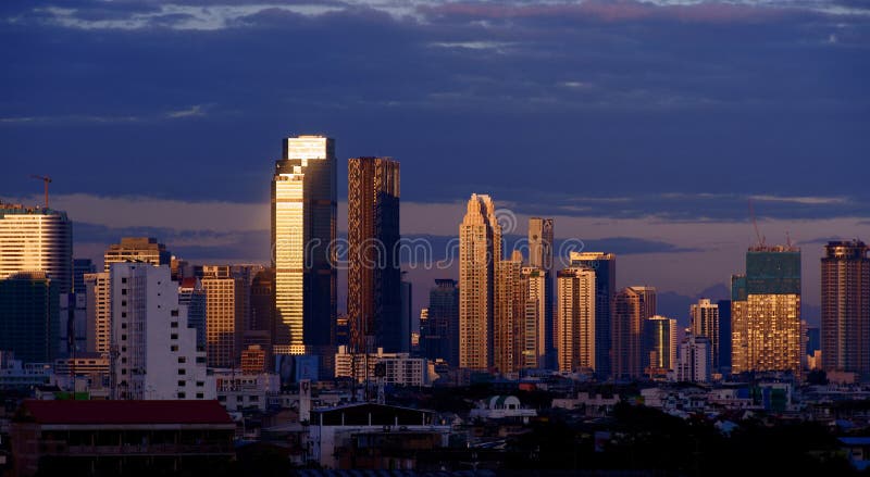 Bangkok business District at Dusk, Thailand. Bangkok business District at Dusk, Thailand.