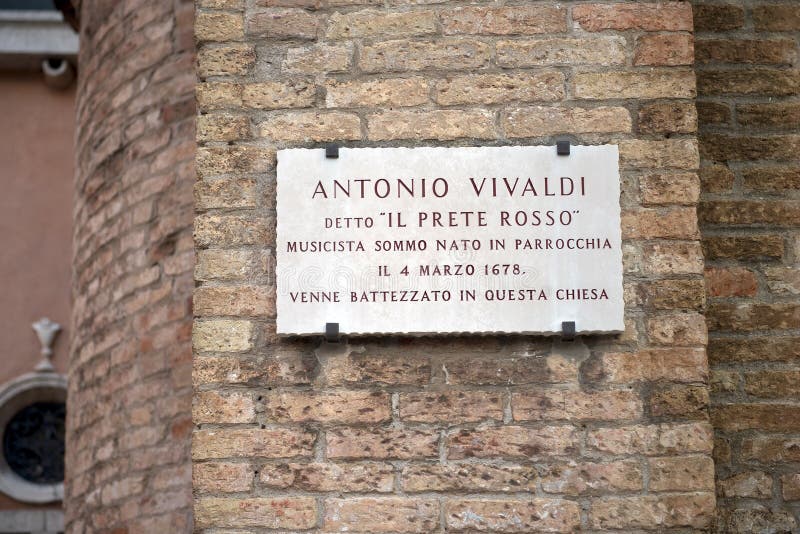 In dit was kerk gedoopt Antonio Vivaldi, Venetië