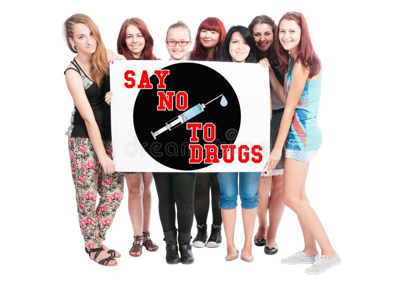 Dites NON aux drogues photo libre de droits Dites NON aux drogues photo libre de droits