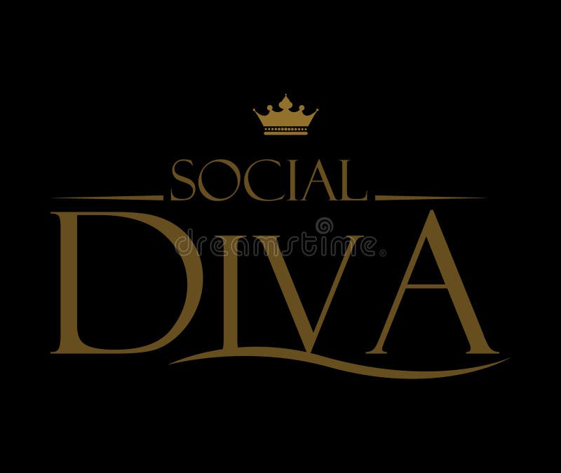 Diva Logo Design ilustración del vector. Ilustración de extracto - 81260715