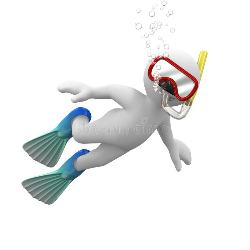 Download Dive stock illustration. Illustration of plastic, escape - 14016084